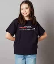 KJKHV70024 a.v.v KIDS(アー・ヴェ・ヴェ) 【接触冷感】[100-130]ロゴアソートTシャツ ネイビー
