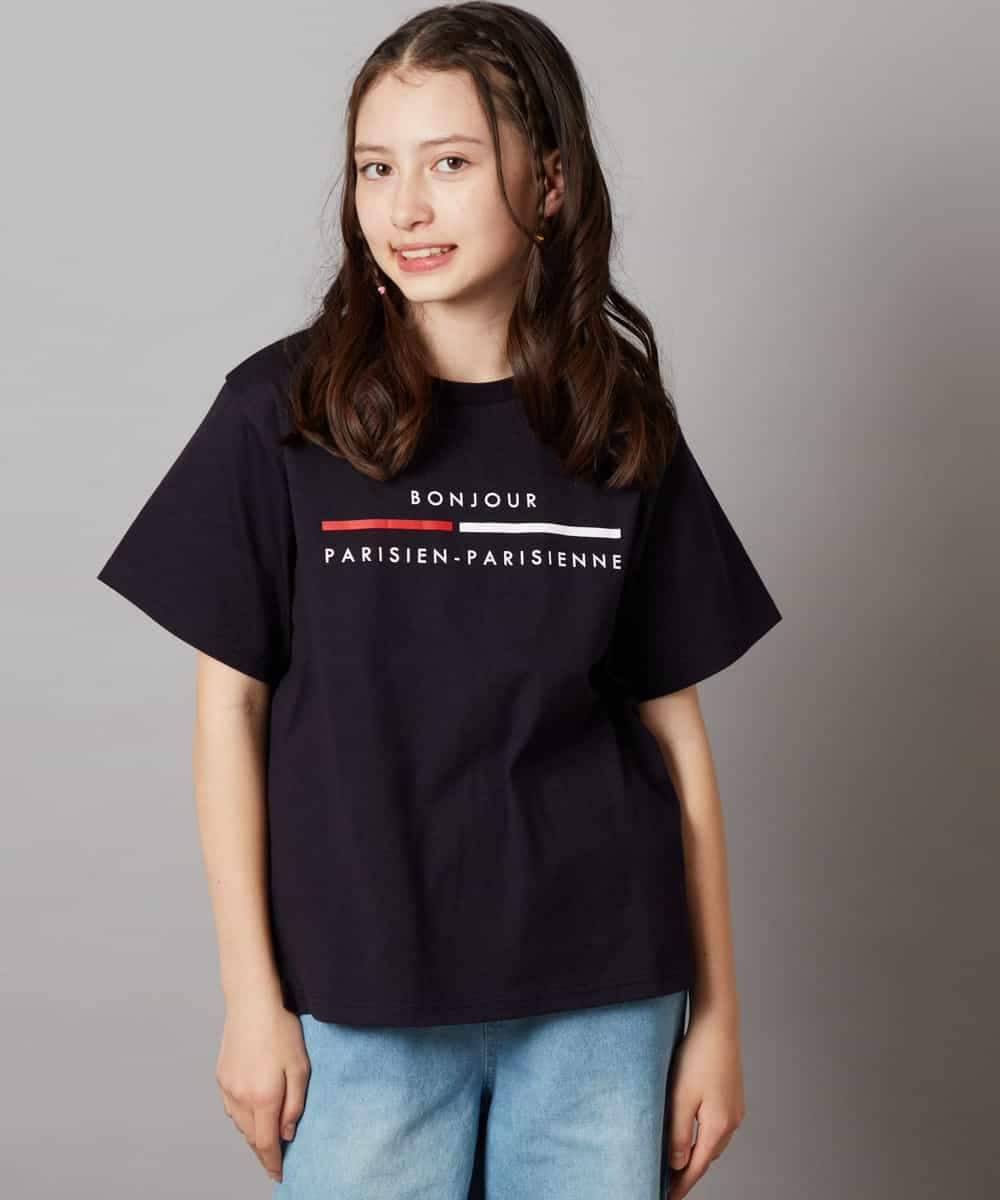 KJKHV70024 a.v.v KIDS(アー・ヴェ・ヴェ) 【接触冷感】[100-130]ロゴアソートTシャツ ホワイト