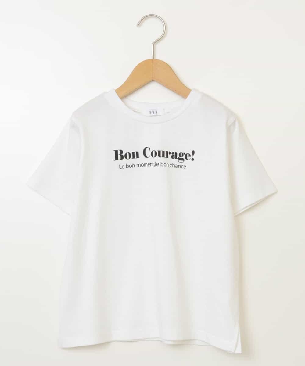 KJKHV70024 a.v.v KIDS(アー・ヴェ・ヴェ) 【接触冷感】[100-130]ロゴアソートTシャツ ホワイト