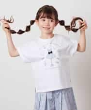 KJKHW20029 a.v.v KIDS(アー・ヴェ・ヴェ) [140-150]【接触冷感】アソートアートモチーフＴシャツ ホワイト