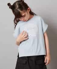 KJKHW20029 a.v.v KIDS(アー・ヴェ・ヴェ) [140-150]【接触冷感】アソートアートモチーフＴシャツ ホワイト