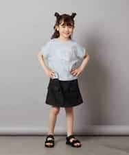 KJKHW20029 a.v.v KIDS(アー・ヴェ・ヴェ) [140-150]【接触冷感】アソートアートモチーフＴシャツ ホワイト