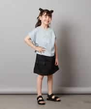 KJKHW20029 a.v.v KIDS(アー・ヴェ・ヴェ) [140-150]【接触冷感】アソートアートモチーフＴシャツ ホワイト