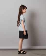 KJKHW20029 a.v.v KIDS(アー・ヴェ・ヴェ) [140-150]【接触冷感】アソートアートモチーフＴシャツ ホワイト
