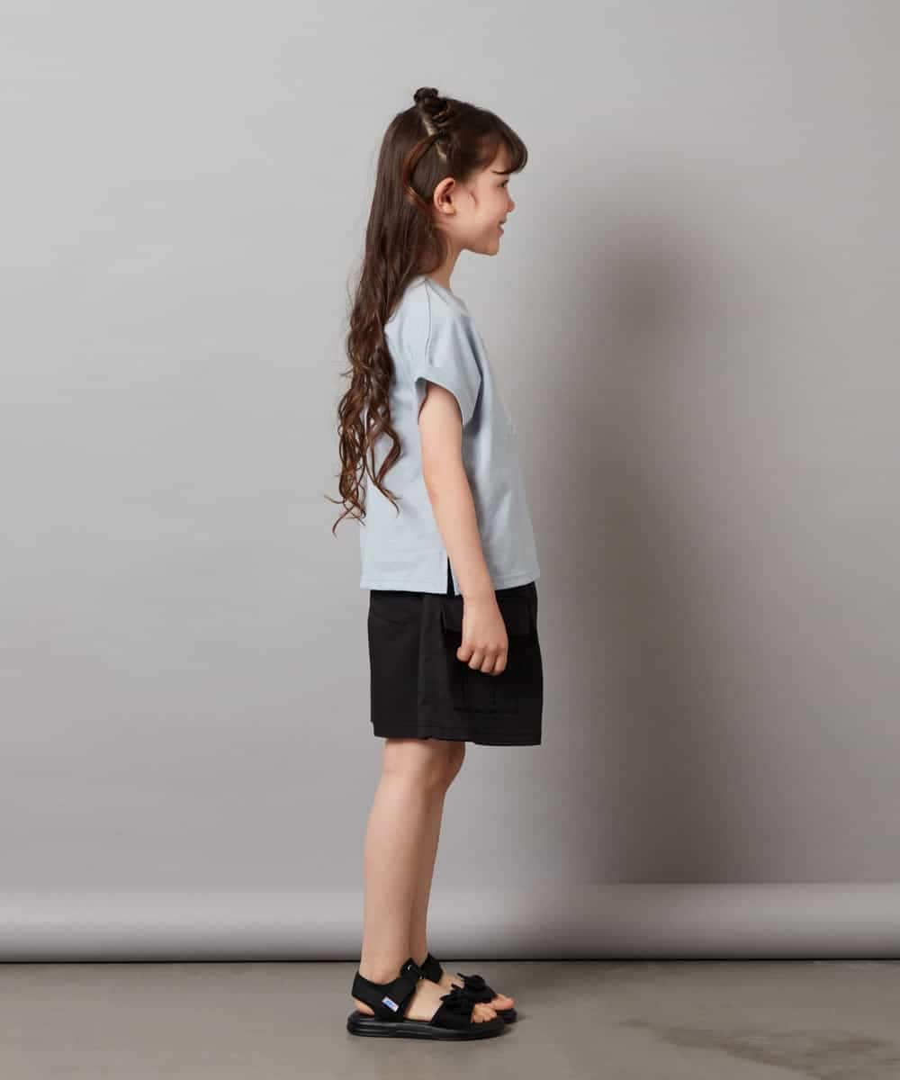 KJKHW20029 a.v.v KIDS(アー・ヴェ・ヴェ) [140-150]【接触冷感】アソートアートモチーフＴシャツ ホワイト
