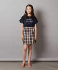 KJKHW20029 a.v.v KIDS(アー・ヴェ・ヴェ) [140-150]【接触冷感】アソートアートモチーフＴシャツ ホワイト