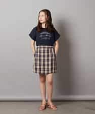 KJKHW20029 a.v.v KIDS(アー・ヴェ・ヴェ) [140-150]【接触冷感】アソートアートモチーフＴシャツ ホワイト