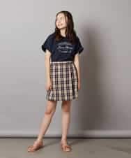 KJKHW20029 a.v.v KIDS(アー・ヴェ・ヴェ) [140-150]【接触冷感】アソートアートモチーフＴシャツ ホワイト