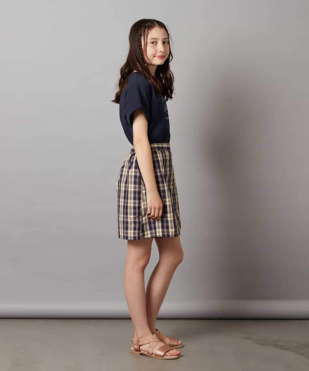 KJKHW20029 a.v.v KIDS(アー・ヴェ・ヴェ) [140-150]【接触冷感】アソートアートモチーフＴシャツ ホワイト