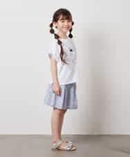 KJKHW20029 a.v.v KIDS(アー・ヴェ・ヴェ) [140-150]【接触冷感】アソートアートモチーフＴシャツ ホワイト