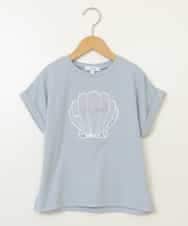 KJKHW20029 a.v.v KIDS(アー・ヴェ・ヴェ) [140-150]【接触冷感】アソートアートモチーフＴシャツ ホワイト