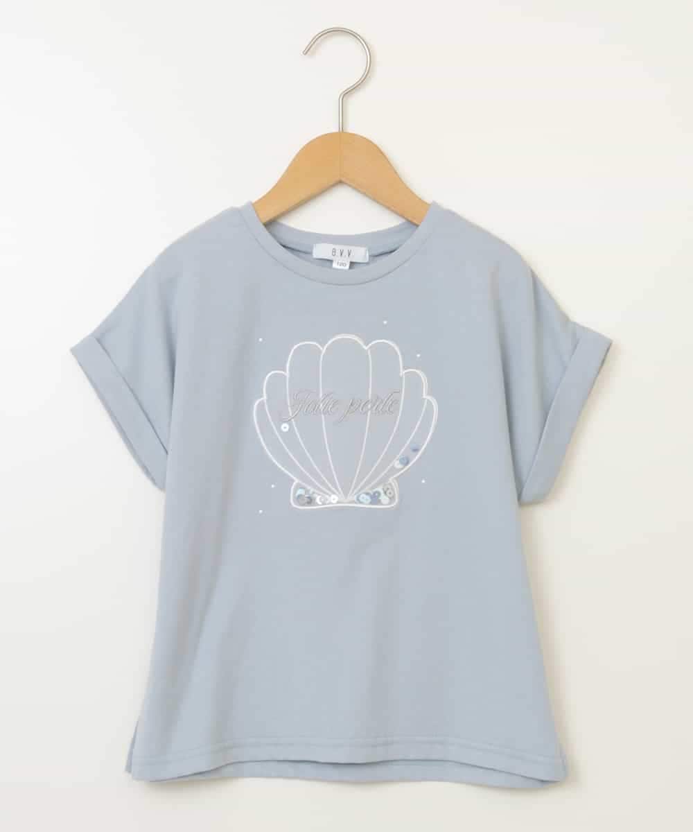 KJKHW20029 a.v.v KIDS(アー・ヴェ・ヴェ) [140-150]【接触冷感】アソートアートモチーフＴシャツ ホワイト