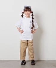 KJKHW22024 a.v.v KIDS(アー・ヴェ・ヴェ) 【ジュニア】[140-150]スプレーアート風オーバーＴシャツ ライトブルー