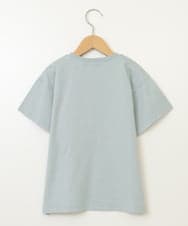 KJKHW25019 a.v.v KIDS(アー・ヴェ・ヴェ) [140-150]【接触冷感】ロゴ刺繍ゆるTシャツ グリーン