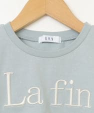 KJKHW25019 a.v.v KIDS(アー・ヴェ・ヴェ) [140-150]【接触冷感】ロゴ刺繍ゆるTシャツ グリーン