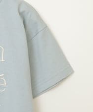 KJKHW25019 a.v.v KIDS(アー・ヴェ・ヴェ) [140-150]【接触冷感】ロゴ刺繍ゆるTシャツ グリーン
