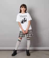 KJKHW26029 a.v.v KIDS(アー・ヴェ・ヴェ) [140-150]【接触冷感】アソートアートゆるＴシャツ ブラック