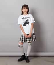 KJKHW26029 a.v.v KIDS(アー・ヴェ・ヴェ) [140-150]【接触冷感】アソートアートゆるＴシャツ ブラック