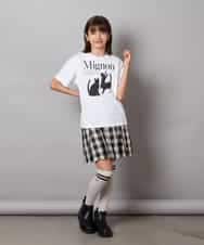 KJKHW26029 a.v.v KIDS(アー・ヴェ・ヴェ) [140-150]【接触冷感】アソートアートゆるＴシャツ ブラック
