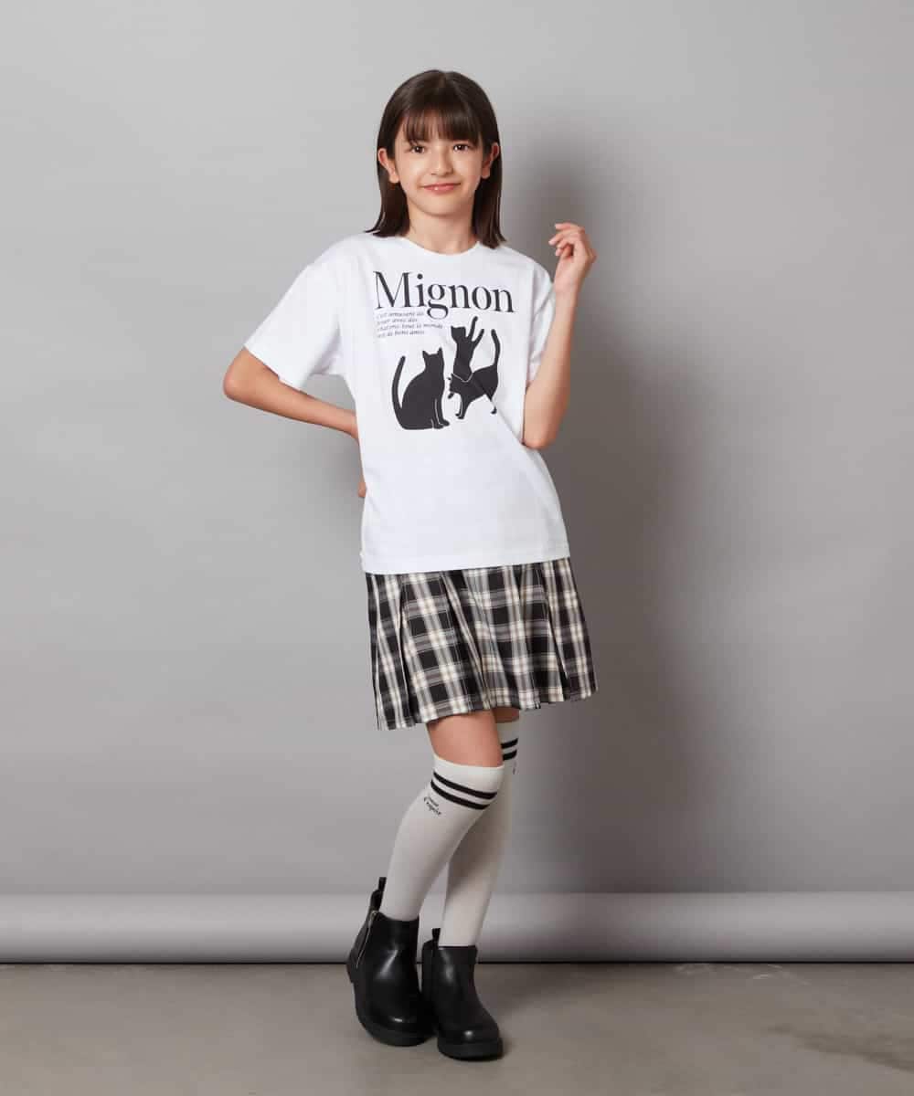 KJKHW26029 a.v.v KIDS(アー・ヴェ・ヴェ) [140-150]【接触冷感】アソートアートゆるＴシャツ ブラック