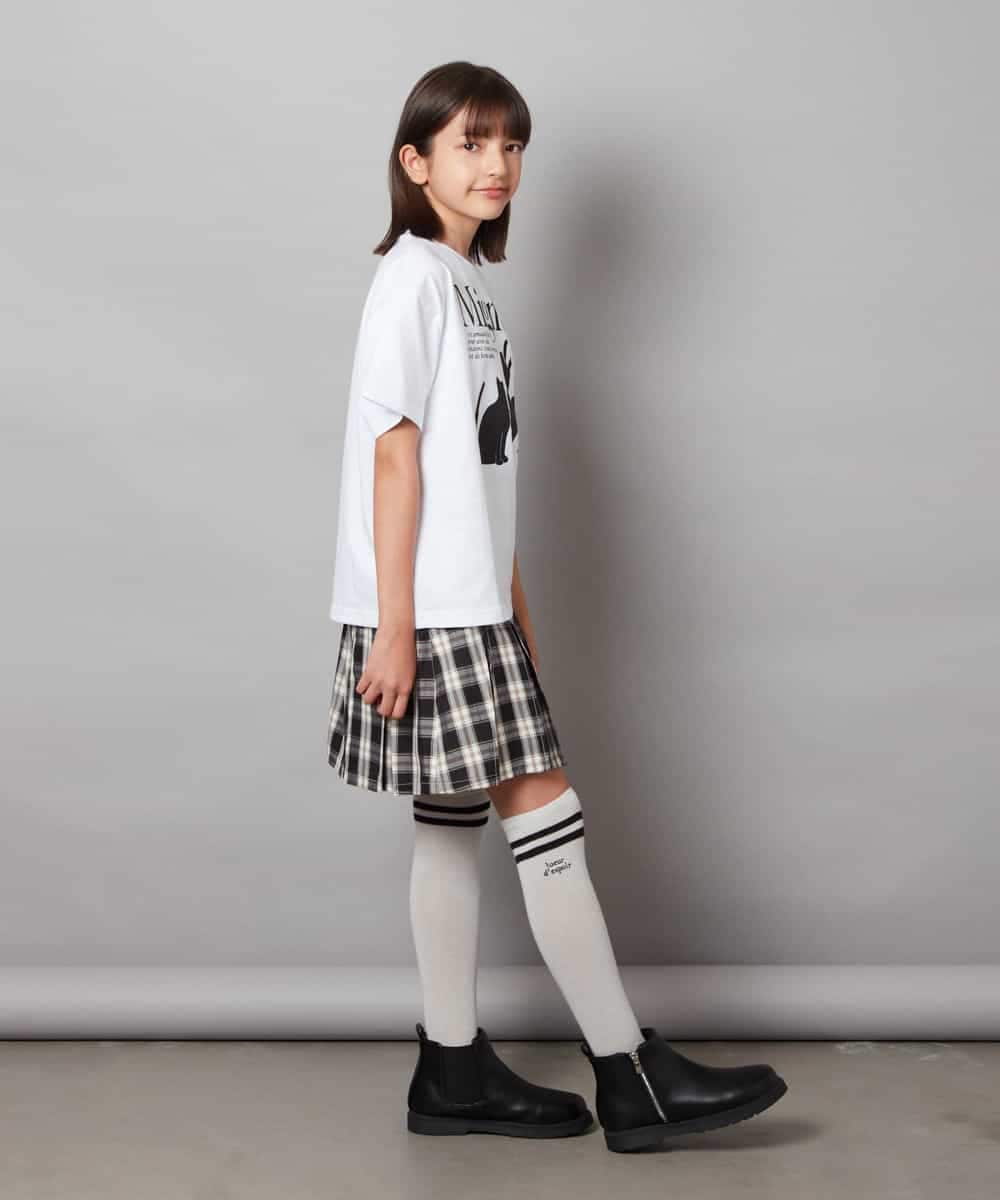 KJKHW26029 a.v.v KIDS(アー・ヴェ・ヴェ) [140-150]【接触冷感】アソートアートゆるＴシャツ ブラック