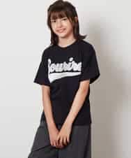 KJKHW26029 a.v.v KIDS(アー・ヴェ・ヴェ) [140-150]【接触冷感】アソートアートゆるＴシャツ ブラック