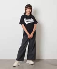 KJKHW26029 a.v.v KIDS(アー・ヴェ・ヴェ) [140-150]【接触冷感】アソートアートゆるＴシャツ ブラック
