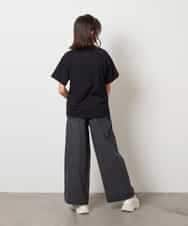 KJKHW26029 a.v.v KIDS(アー・ヴェ・ヴェ) [140-150]【接触冷感】アソートアートゆるＴシャツ ブラック
