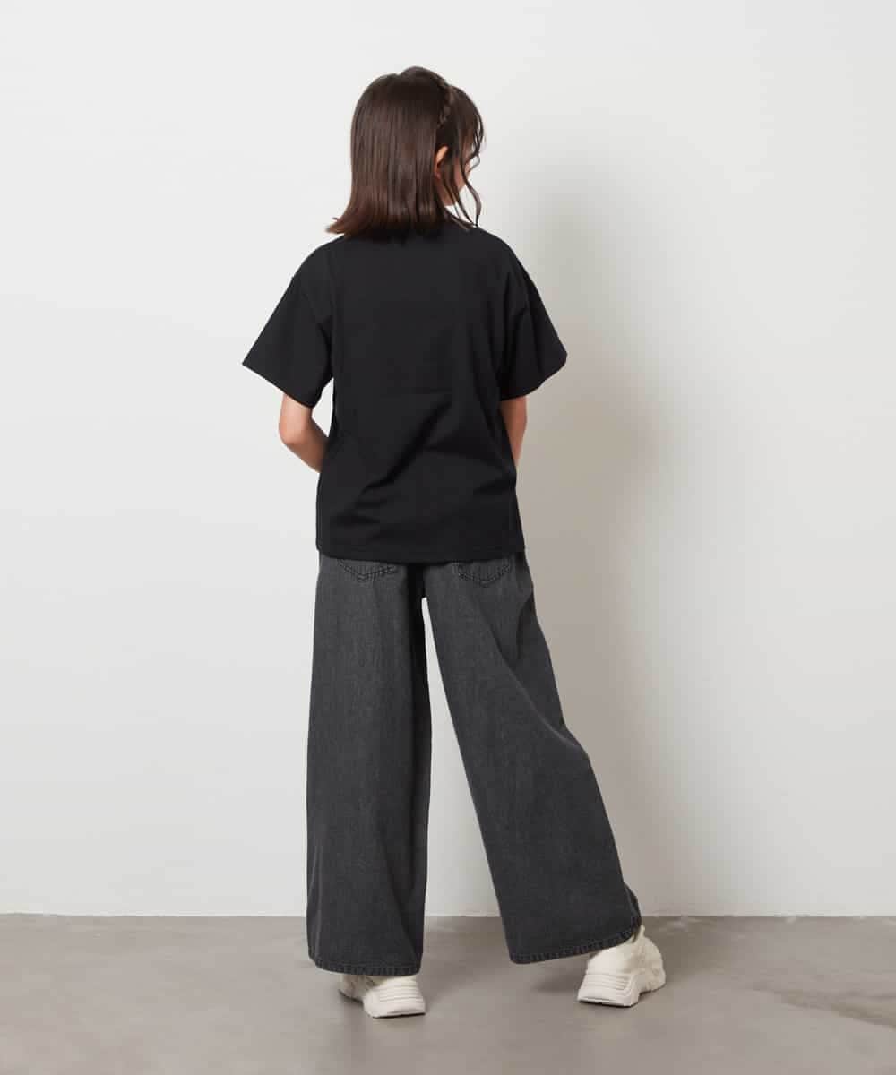 KJKHW26029 a.v.v KIDS(アー・ヴェ・ヴェ) [140-150]【接触冷感】アソートアートゆるＴシャツ ブラック