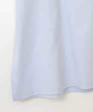 KJKHW27024 a.v.v KIDS(アー・ヴェ・ヴェ) [140-150]【接触冷感】レイヤード風オフショルTシャツ ライトブルー