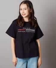 KJKHW70029 a.v.v KIDS(アー・ヴェ・ヴェ) [140-150]ロゴアソートTシャツ ネイビー