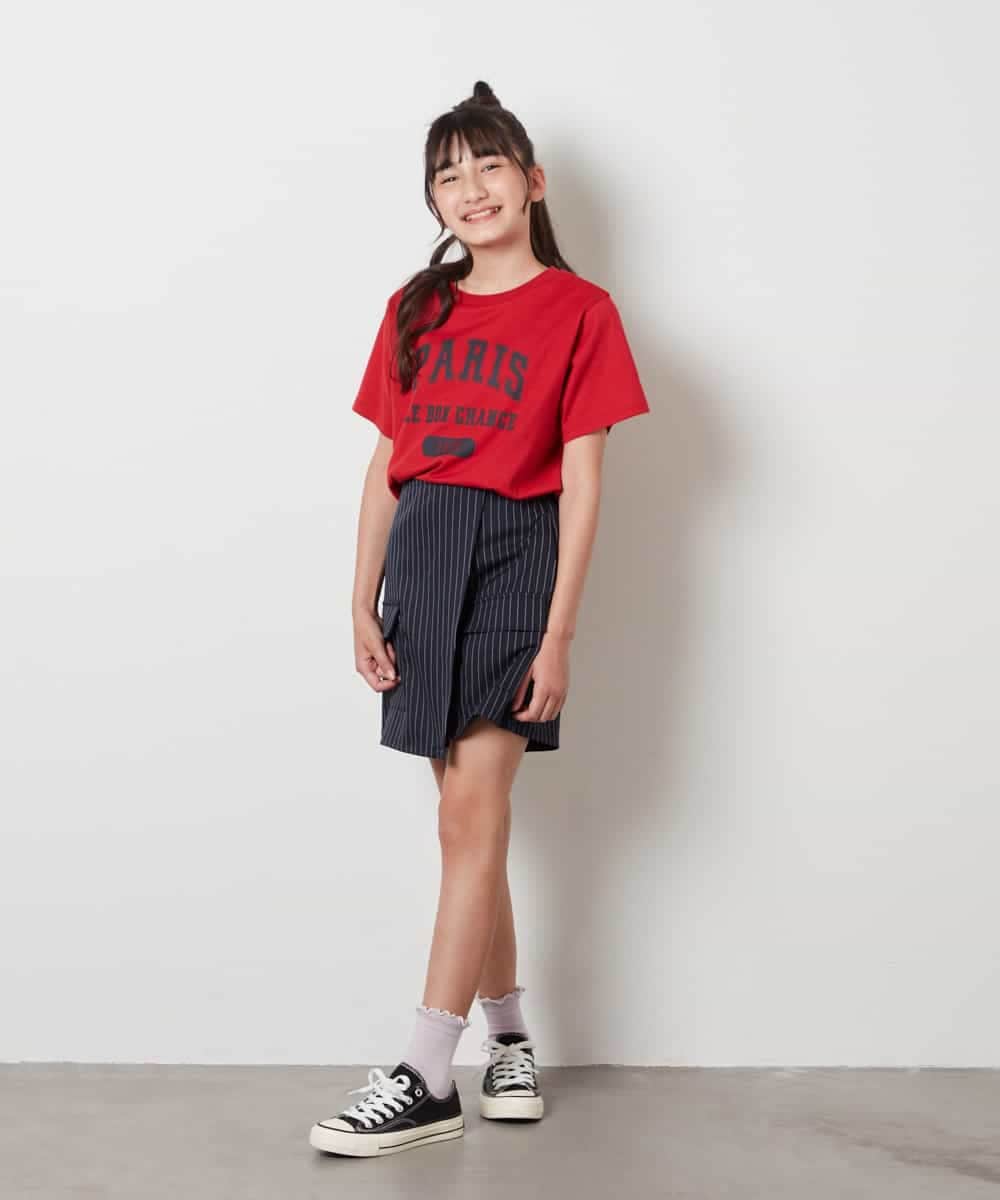 KJKHW70029 a.v.v KIDS(アー・ヴェ・ヴェ) [140-150]ロゴアソートTシャツ ホワイト