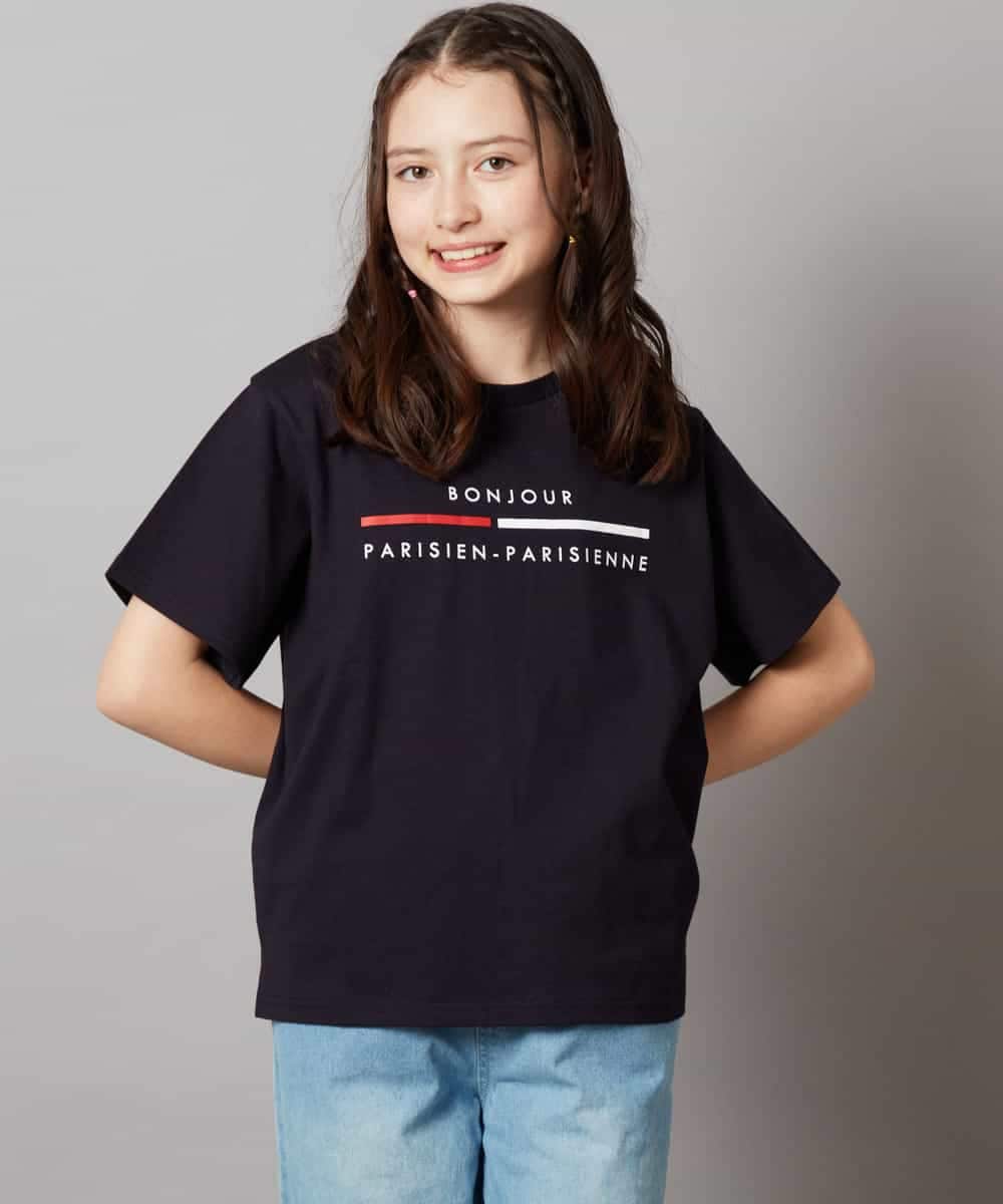 KJKHW70029 a.v.v KIDS(アー・ヴェ・ヴェ) [140-150]ロゴアソートTシャツ ホワイト