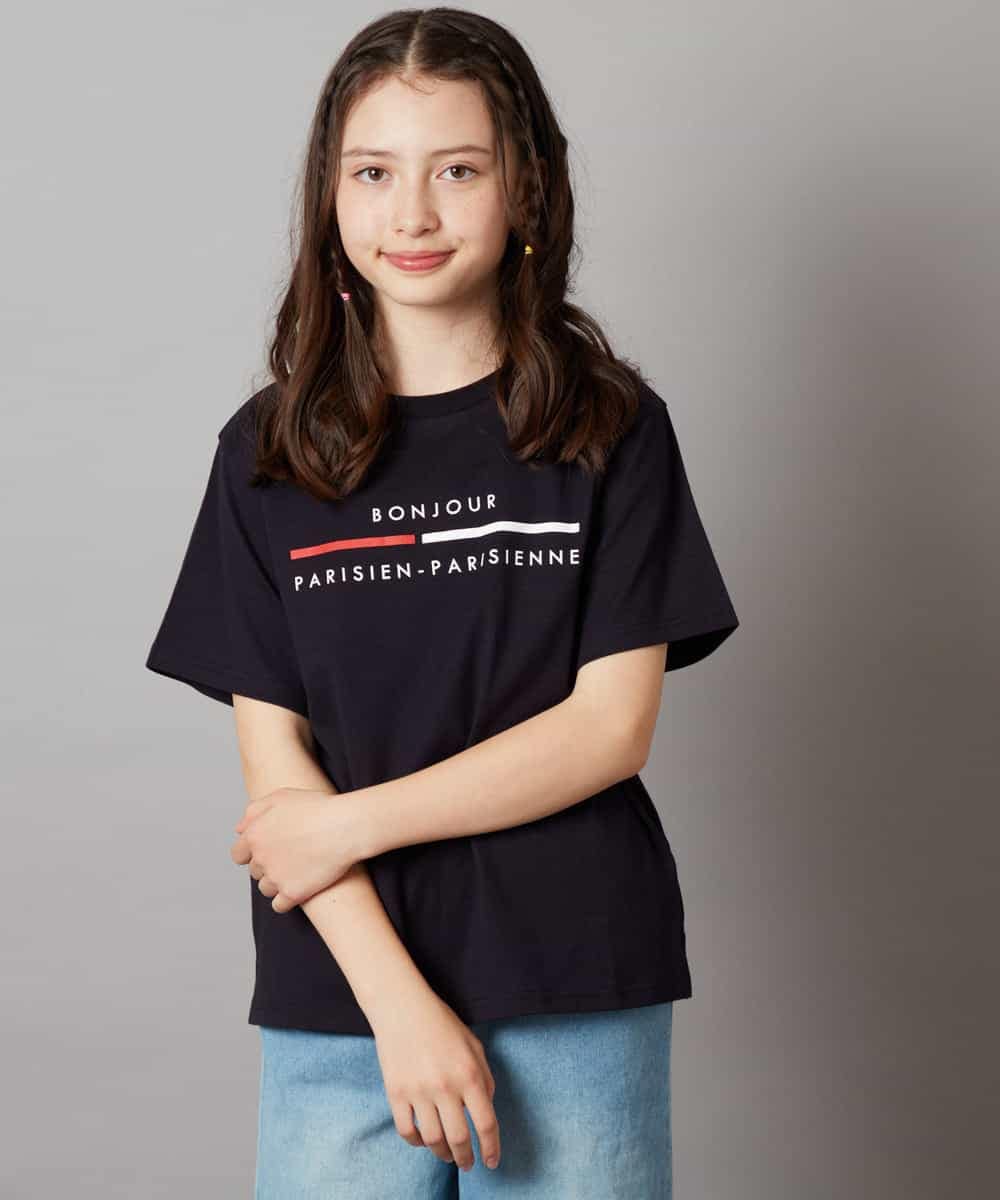 KJKHW70029 a.v.v KIDS(アー・ヴェ・ヴェ) [140-150]ロゴアソートTシャツ ホワイト