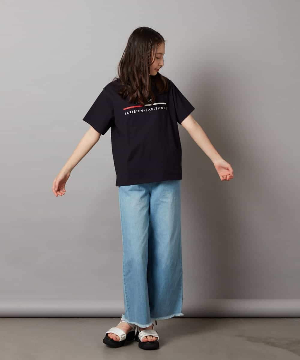 KJKHW70029 a.v.v KIDS(アー・ヴェ・ヴェ) [140-150]ロゴアソートTシャツ ホワイト