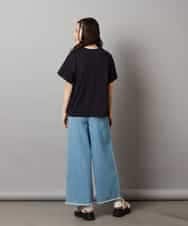 KJKHW70029 a.v.v KIDS(アー・ヴェ・ヴェ) [140-150]ロゴアソートTシャツ ホワイト