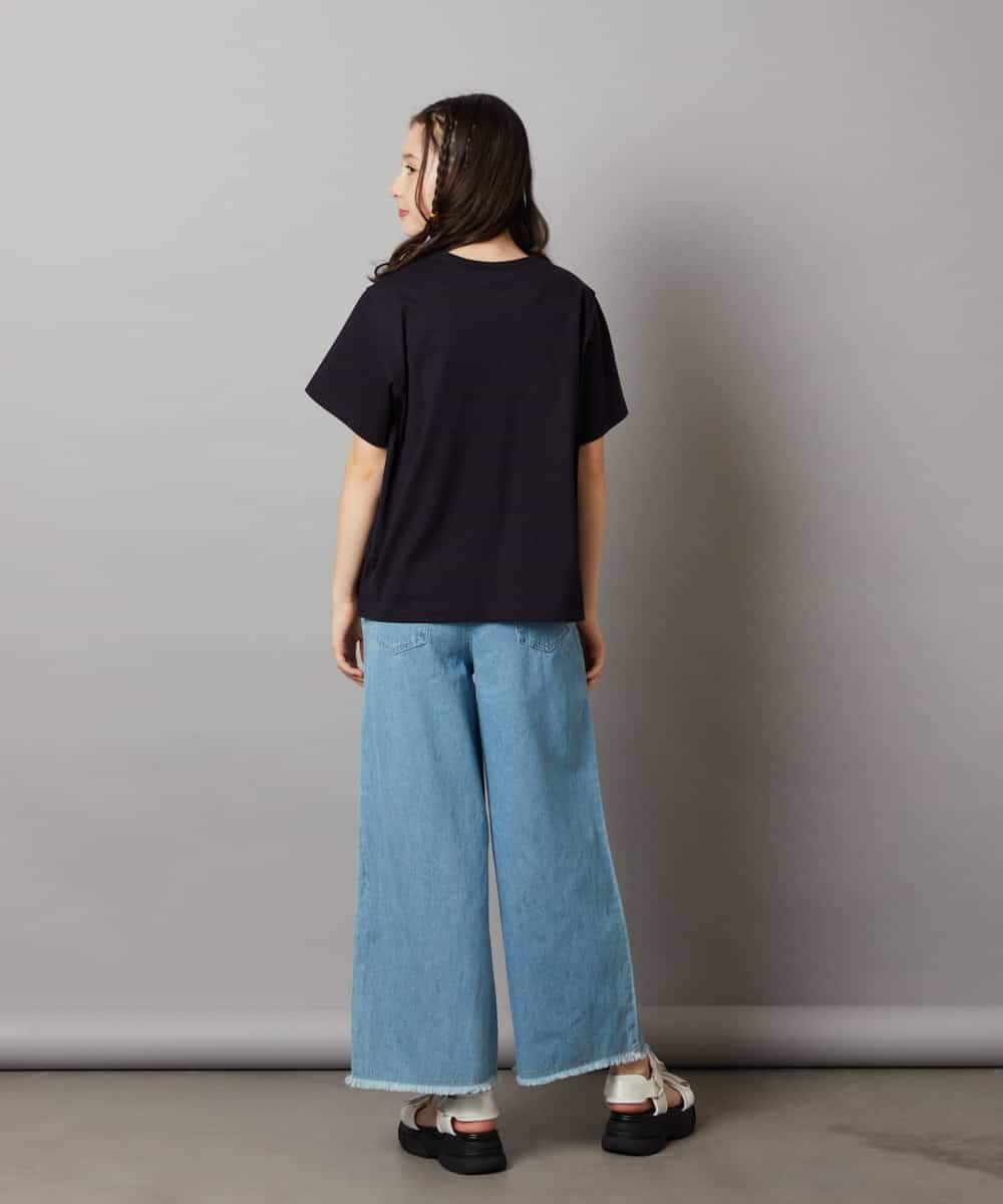 KJKHW70029 a.v.v KIDS(アー・ヴェ・ヴェ) [140-150]ロゴアソートTシャツ ホワイト