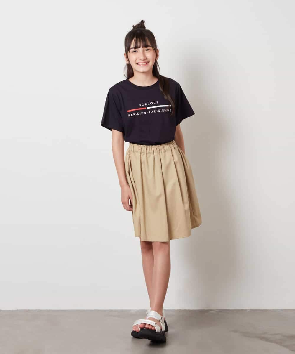 KJKHW70029 a.v.v KIDS(アー・ヴェ・ヴェ) [140-150]ロゴアソートTシャツ ホワイト