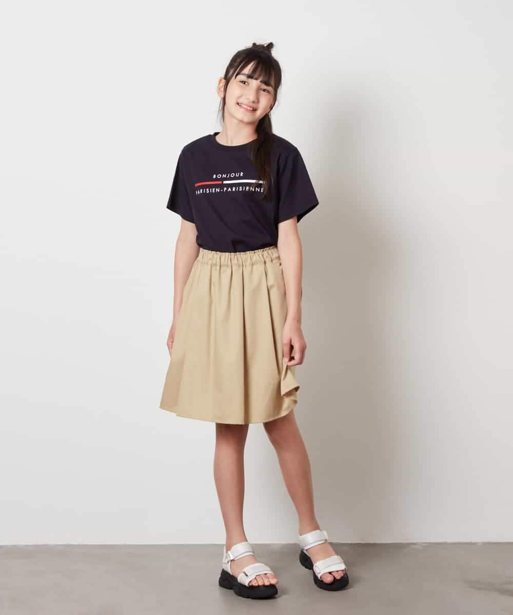 KJKHW70029 a.v.v KIDS(アー・ヴェ・ヴェ) [140-150]ロゴアソートTシャツ ホワイト