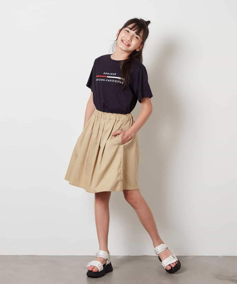 KJKHW70029 a.v.v KIDS(アー・ヴェ・ヴェ) [140-150]ロゴアソートTシャツ ホワイト