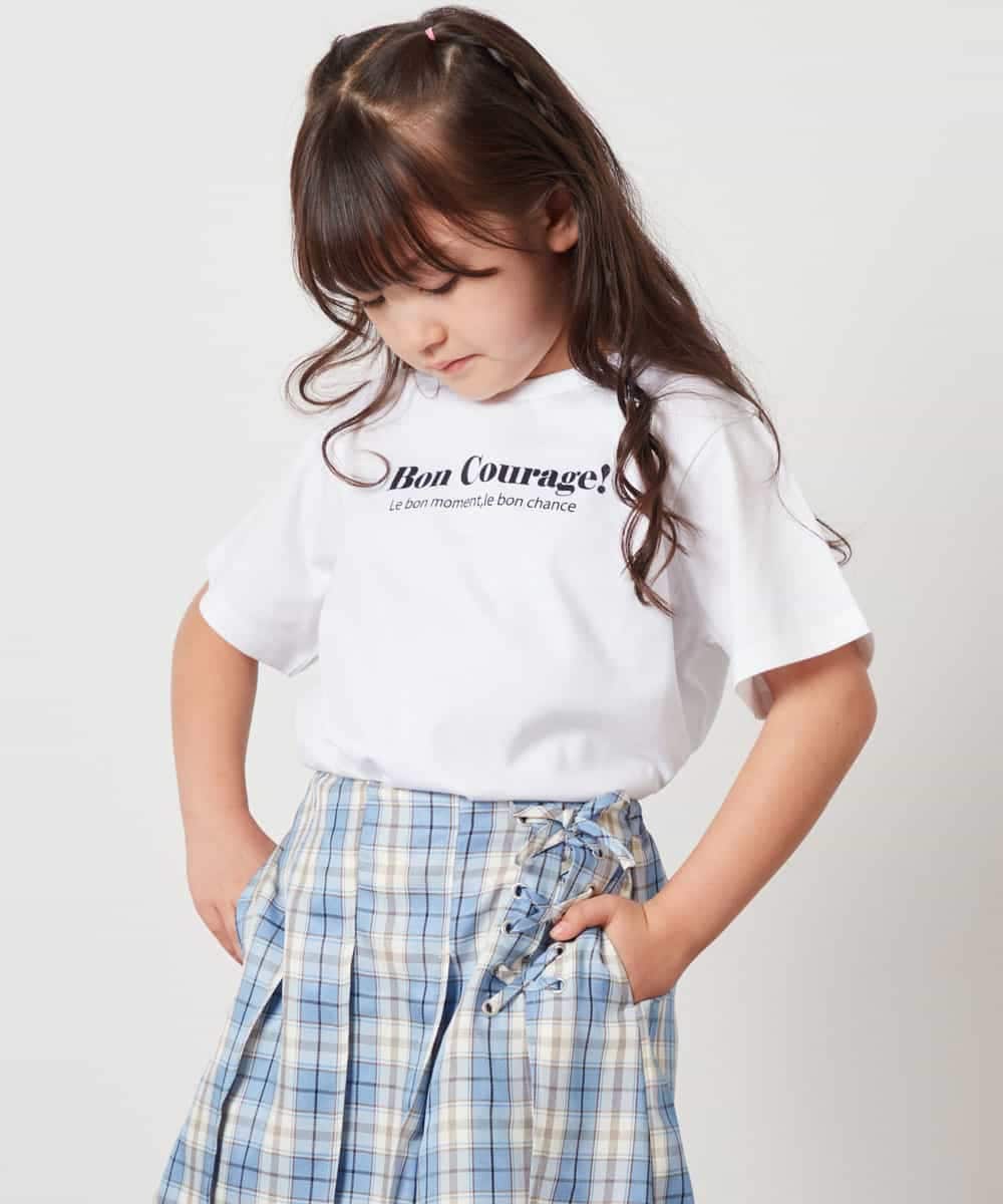 KJKHW70029 a.v.v KIDS(アー・ヴェ・ヴェ) [140-150]ロゴアソートTシャツ ホワイト