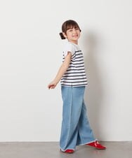 KJKHW71029 a.v.v KIDS(アー・ヴェ・ヴェ) [140-150]ボーダーTシャツ ネイビー