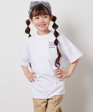 KJKHX22029 a.v.v KIDS(アー・ヴェ・ヴェ) 【ジュニア】[160]スプレーアート風オーバーＴシャツ ホワイト