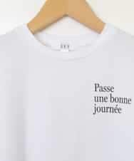 KJKHX22029 a.v.v KIDS(アー・ヴェ・ヴェ) 【ジュニア】[160]スプレーアート風オーバーＴシャツ ホワイト