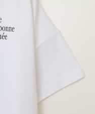 KJKHX22029 a.v.v KIDS(アー・ヴェ・ヴェ) 【ジュニア】[160]スプレーアート風オーバーＴシャツ ホワイト