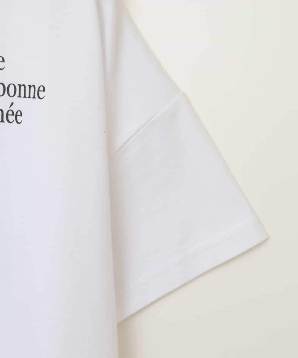 KJKHX22029 a.v.v KIDS(アー・ヴェ・ヴェ) 【ジュニア】[160]スプレーアート風オーバーＴシャツ ホワイト