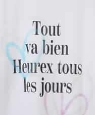 KJKHX22029 a.v.v KIDS(アー・ヴェ・ヴェ) 【ジュニア】[160]スプレーアート風オーバーＴシャツ ホワイト