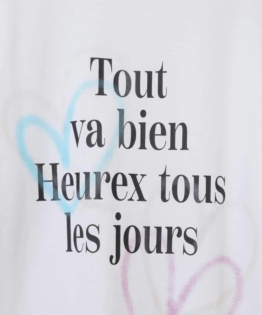 KJKHX22029 a.v.v KIDS(アー・ヴェ・ヴェ) 【ジュニア】[160]スプレーアート風オーバーＴシャツ ホワイト