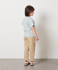 KJKHX25021 a.v.v KIDS(アー・ヴェ・ヴェ) [160]【接触冷感】ロゴ刺繍ゆるTシャツ ブラック