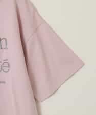 KJKHX25021 a.v.v KIDS(アー・ヴェ・ヴェ) [160]【接触冷感】ロゴ刺繍ゆるTシャツ ピンク